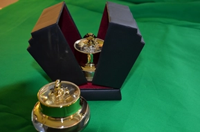 Formula 21 in Gold Crown Jar - displayed in Handmade Box Formula 21 in Gold Crown Jar - displayed in Handmade Box